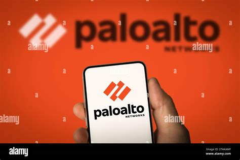 Palo Alto Networks Logo Displayed On Mobile Device Stock Photo Alamy