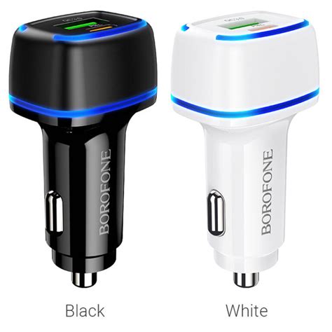 Borofone BZ14A PD 20W USB C Type C QC 3 0 USB Ports Car Charger