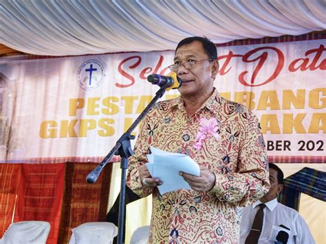 Bupati Hadiri Pesta Pembangunan GKPS Lubuk Pakam Kota