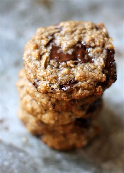 Chewy Chocolate Chunk Coconut Oatmeal Cookies Made With Coconut Oil