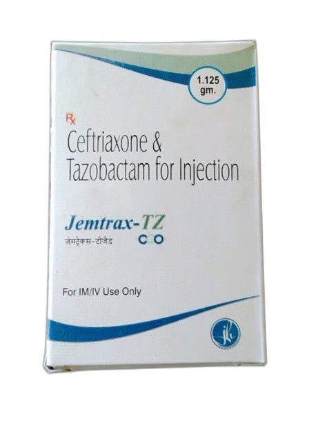 Ceftriaxone And Tazobactam For Injection At 56 Vial Ceftriaxone