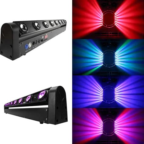 8x12W Full Color LED Beam Moving Head Bar Light Stage Show Disco DJ