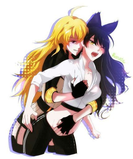 Yang X Blake Wiki Rwby Amino