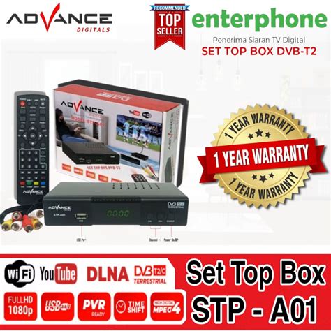 Jual Advance Set Top Box Advance STB DVB T2 STP A01 Shopee Indonesia