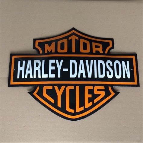 Grande Plaque Maill E Motos Harley Davidson Mod Le Catawiki