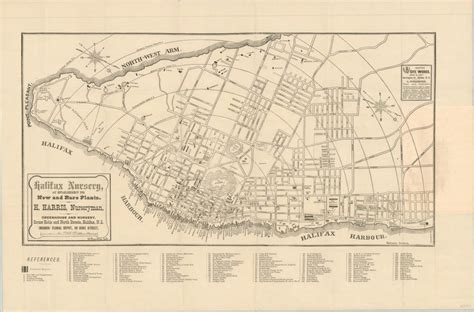 Map and Guide of Halifax City - Curtis Wright Maps