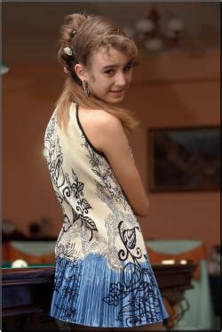 IMX To TeenModeling TV Yuliya White Blue Dress