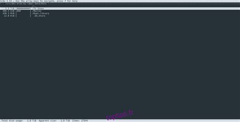 Comment analyser l utilisation de l espace disque sous Linux à partir