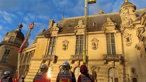 Un incendie au château de Chantilly Non un exercice grandeur nature