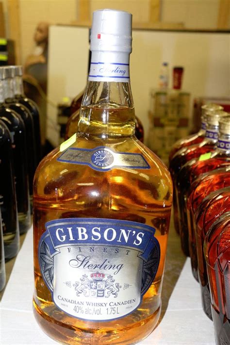 175l Bottle Of Gibsons Canadian Whiskey