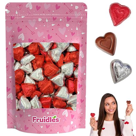 Snapklik.com : Happy Valentines Day Milk Chocolate Hearts In Bag ...