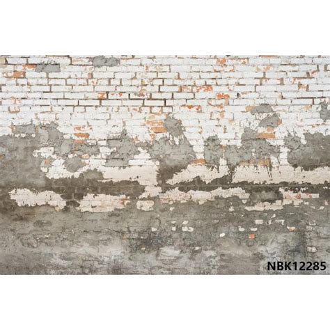 Laeacco Graffiti Brick Wall Grunge Vintage Portrait Retro Style