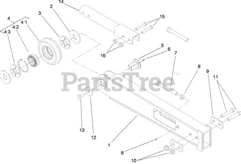 Toro 22976 - Toro 3ft Trencher Boom and Bar for Dingo and Dingo TX TRENCHER BOOM ASSEMBLY Parts ...