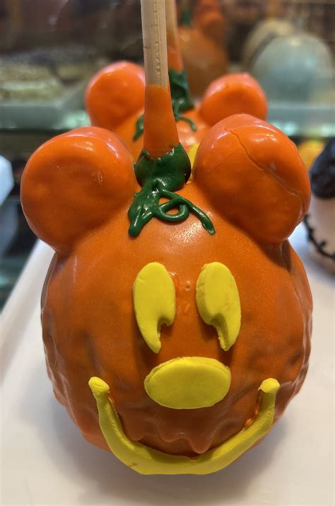 Disney Caramel Apple Halloween Mickey Pumpkin