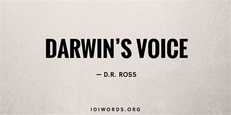 Darwin's Voice - 101 Words