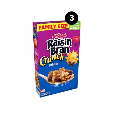 Kellogg S Raisin Bran Crunch Breakfast Cereal Oz Ct Walmart