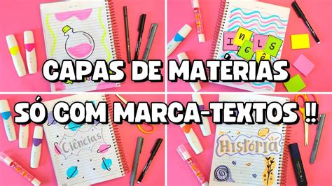 Ideias F Ceis Para Capa De Mat Ria Caderno Decorado Youtube