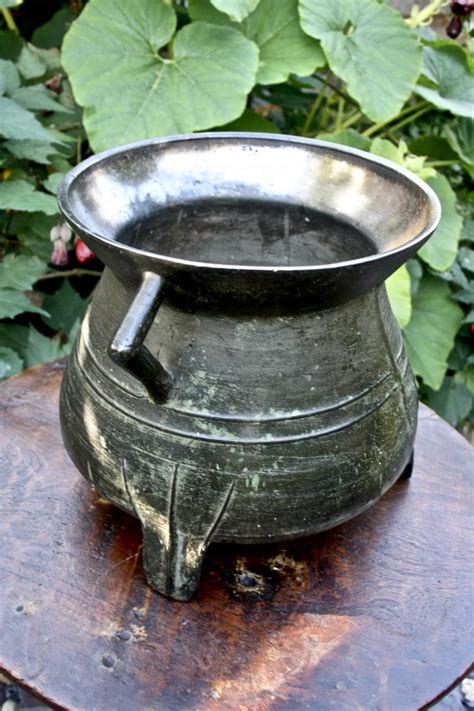 Leaded Bronze Tripod Cauldron English 17th Century Bada