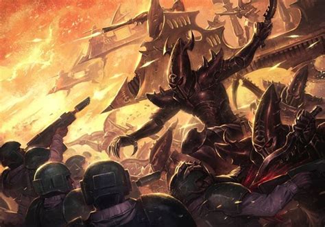 Dark Eldar Raid Dark Eldar Warhammer 40k Artwork Warhammer