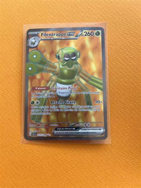 CARTE POKÉMON FILENTRAPPE EX 223 198 FA SV1 Ecarlate et Violet EV1 FR