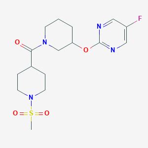 3 5 Fluoropyrimidin 2 Yl Oxy Piperidin 1 Yl 1 Methylsulfonyl