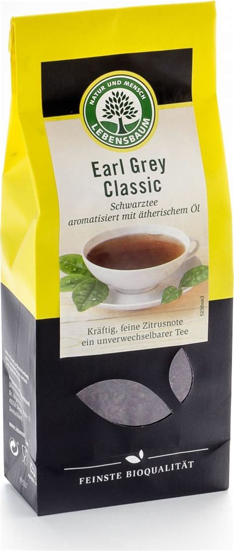 Lebensbaum Schwarztee Earl Grey Kräftig Beutel 100g in der Adler Apotheke