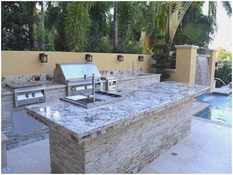 Outdoor Kitchen Granite Countertops Design — Randolph Indoor and ...