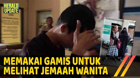 Viral Pria Bercadar Tertangkap Basah Salat Dibarisan Perempuan