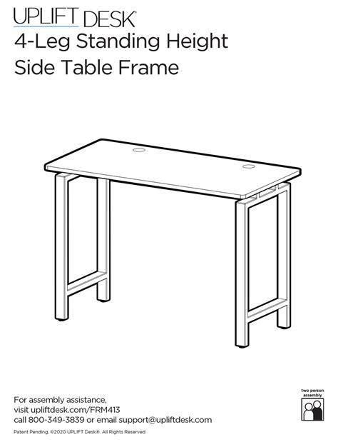 UPLIFT DESK FRM413 INSTRUCTIONS MANUAL Pdf Download | ManualsLib