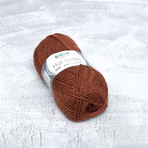 Носочная пряжа Gruendl Hot Socks Uni 50 64 купить с доставкой по выгодным ценам в интернет