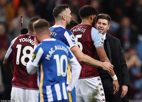 Aston Villa 2 0 Brighton Steven Gerrard Gets Off To A Winning Start As