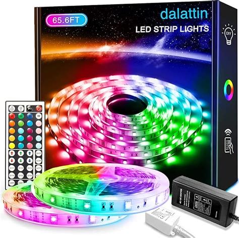 Amazon Dalattin Ft Led Lights For Bedroom Led Strip Lights