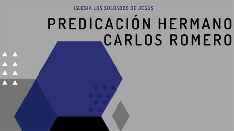 Palabra Prosigo A La Meta Hermano Carlos Romero ISJ YouTube