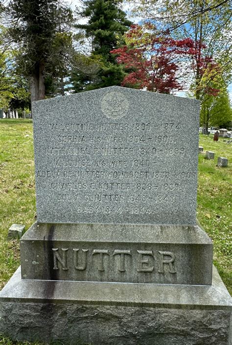 Nathaniel P Nutter Monumento Find A Grave