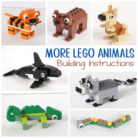 More LEGO Animals to Build - Frugal Fun For Boys and Girls