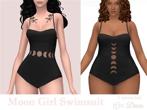 The Sims Resource Moon Girl Swimsuit