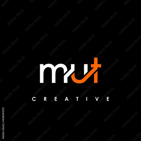 MUT Letter Initial Logo Design Template Vector Illustration Stock ...