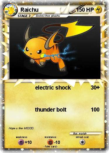 Pokémon Raichu 3564 3564 Electric Shock My Pokemon Card