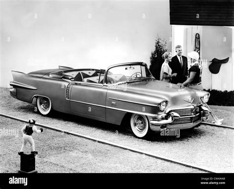 1956 Cadillac Eldorado Biarritz Black And White Stock Photos And Images