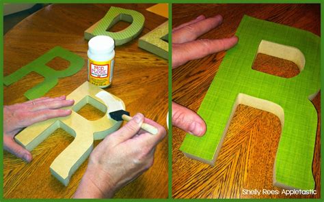 Diy Mod Podge Wooden Letters For Your Classroom Appletastic Learning