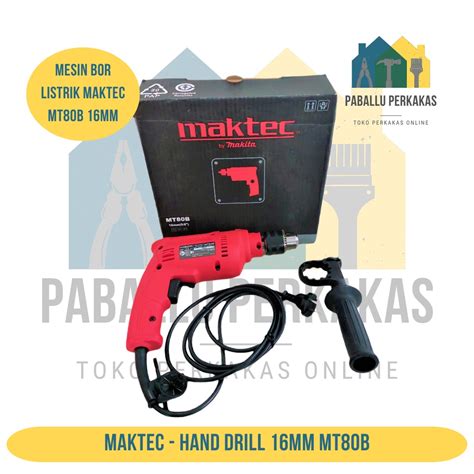 Jual Mesin Bor Listrik Maktec MT80B 16MM Mesin Bor Tangan Maktec 16