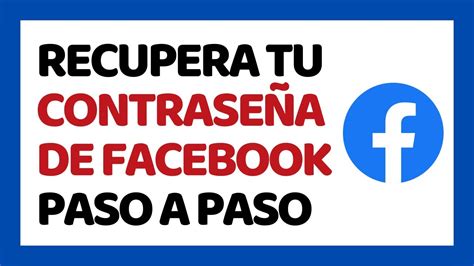 Cómo Recuperar mi Contraseña de Facebook YouTube