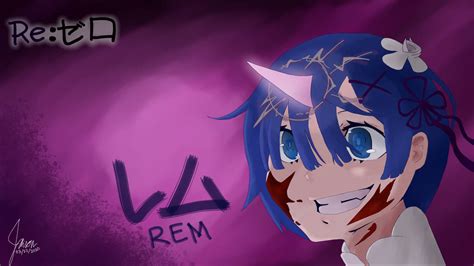 Rem (Demon Form) by gubblepuff on DeviantArt