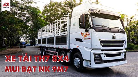 REVIEW NHANH XE TẢI TH7 8X4 MUI BẠT NHẬP KHẨU 9M7 U TRUCK UTRUCK