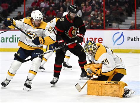 Saros Makes 38 Saves Vs Senators Predators Win 4th Straight The San