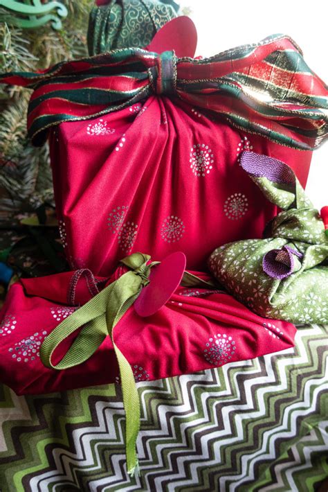 Green Your Holidays with Fabric Wrapping Paper | SF Bay Gardening