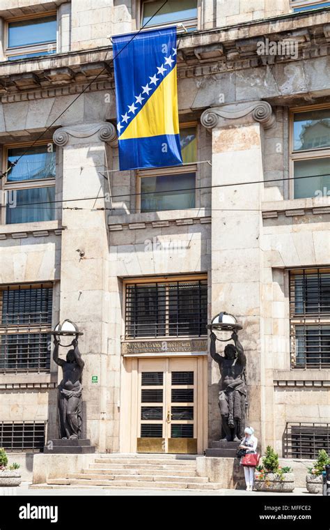 Bosnia And Herzegovina Flag Hi Res Stock Photography And Images Alamy