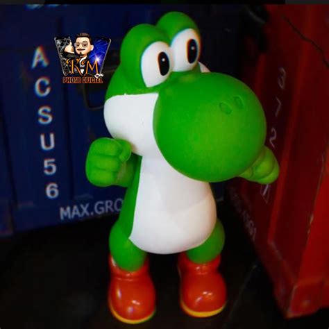 boneco Yoshi Grande Kart 64 Original Coleção Shopee Brasil