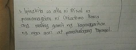 1 Lpinakita Sa Atin Ni Rizal Sa Pamamagitan Studyx