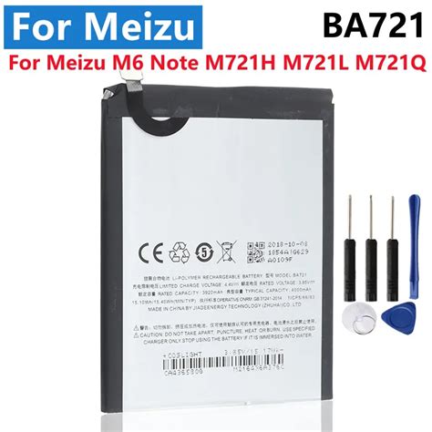 High Quality Original BA721 Battery Replacement 3920mAh Battery Parts